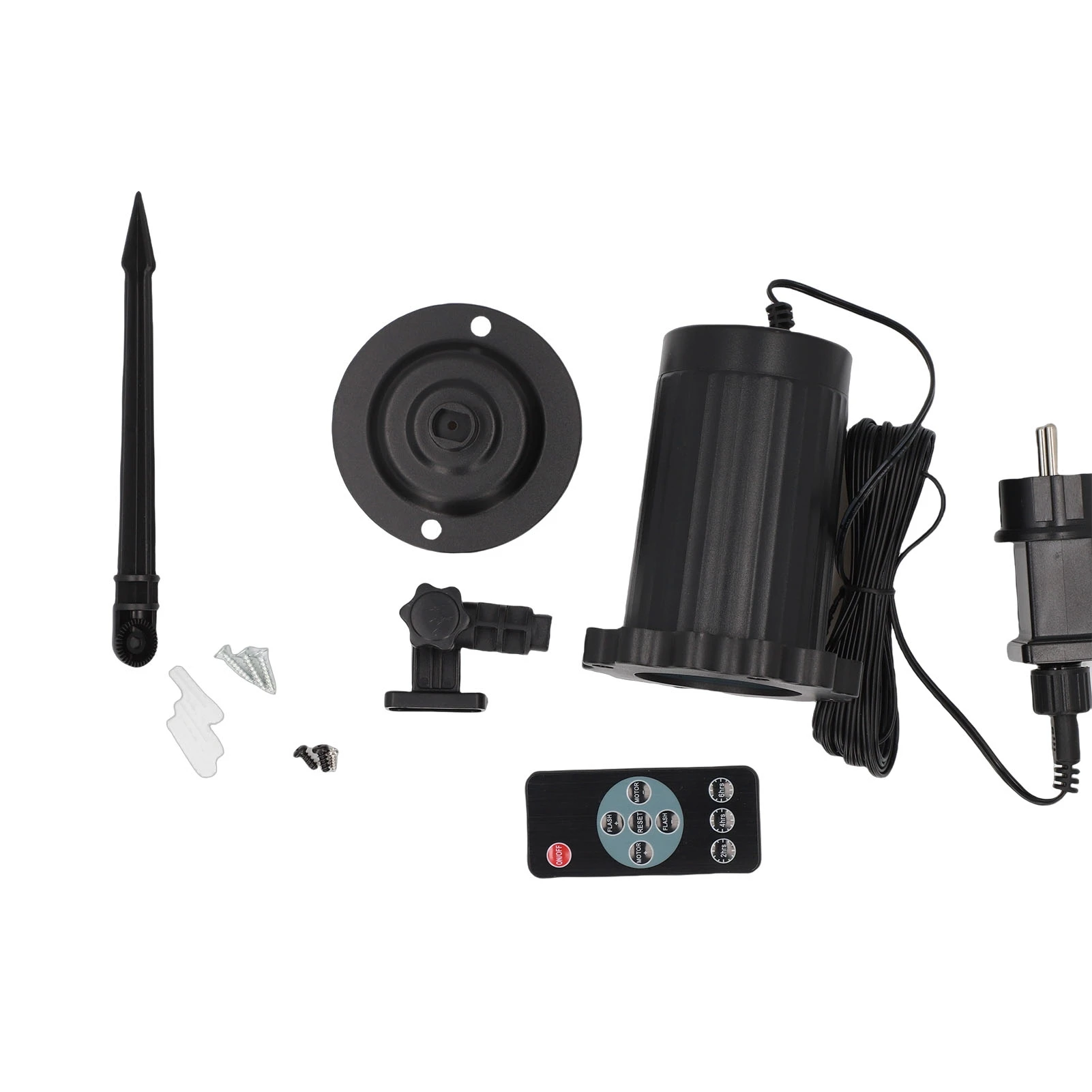 

Светодиодные проекторы-фонари черные, высокой яркости, водонепроницаемые, декоративные, с эффектом снегопада, с пультом ДУ, для сада