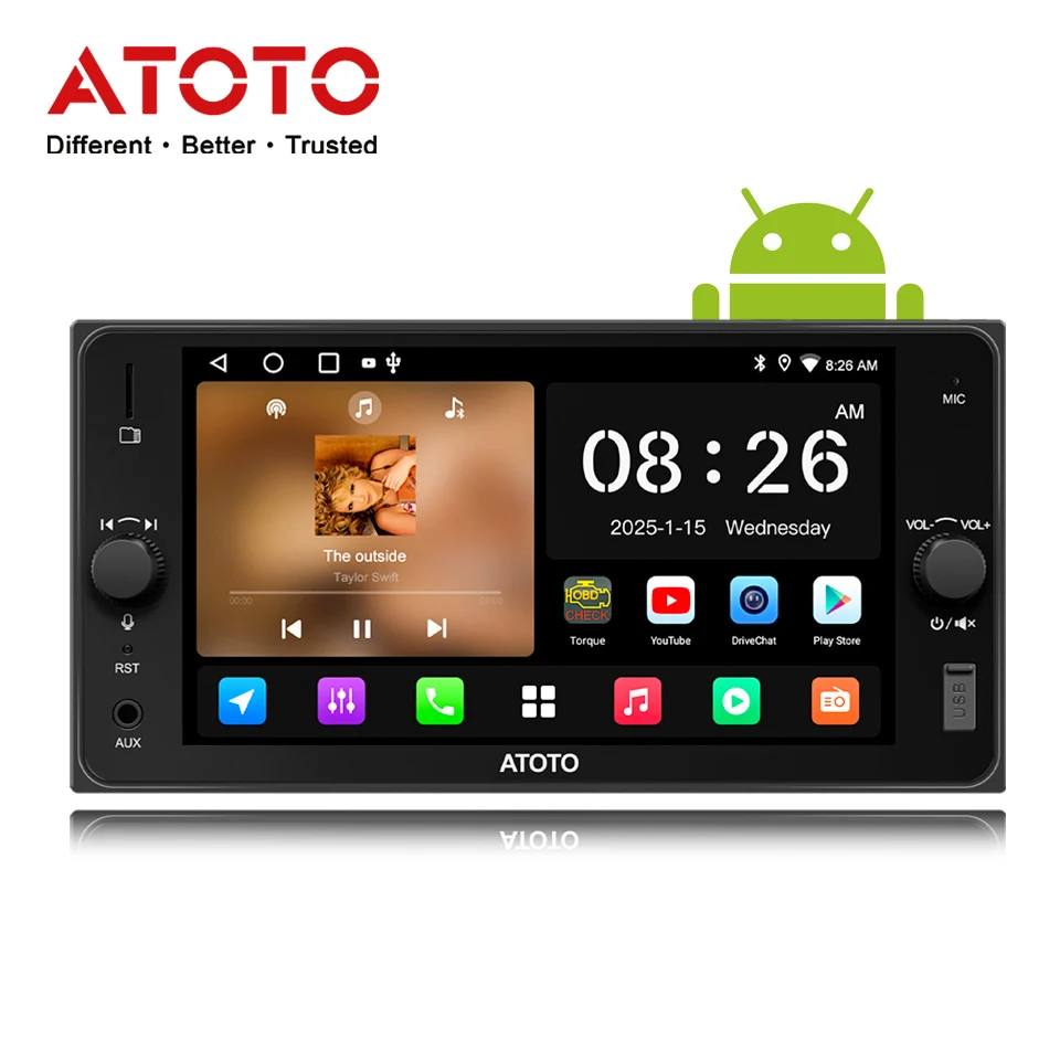 7 Inch Android Car Radio for Toyota Camry Corolla