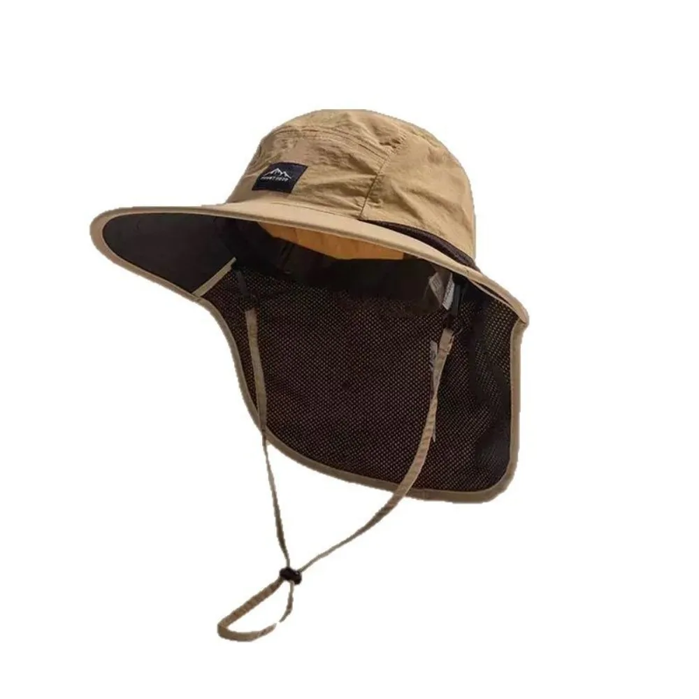 

Летняя уличная солнцезащитная шляпа унисекс, защита от ультрафиолета, чехол для шеи, рыбацкая шляпа, солнцезащитная кепка для родителей и детей, кемпинга, пешего туризма