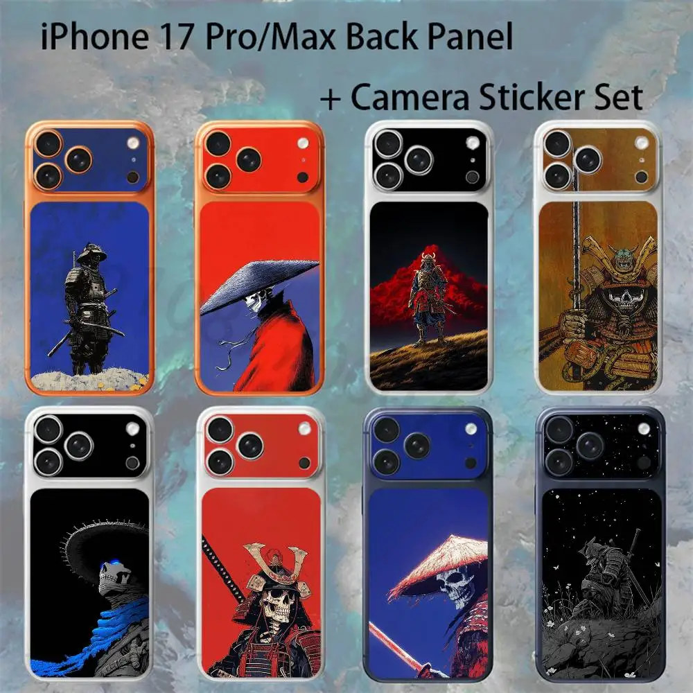

Warrior For iPhone 17 Pro /Pro Max Battry Back Cover with Camera Decal Skin Rear Protective Sticker Film