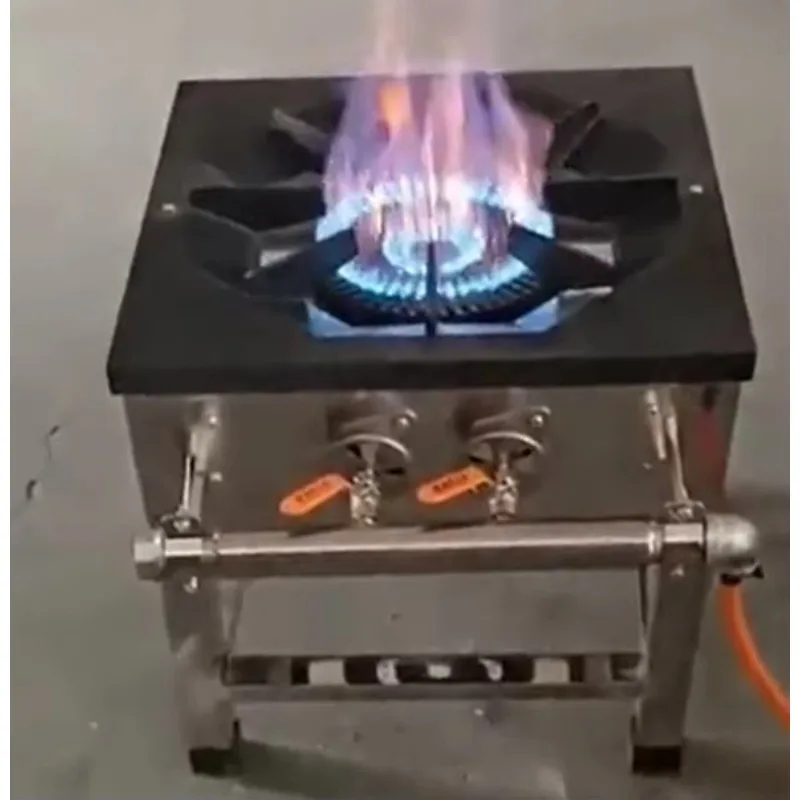 

Cast Heavy Iron Burner Short Legs Soup Stove For Commercial Gas Soup Stove