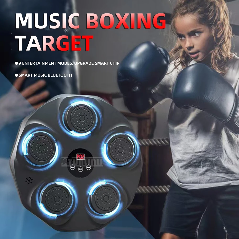 Smart Training,Boxing Punching Bag, Bluetooth Music, Fitness,  Music, Wall-Mounted Punching Bag, Training Machine Boxing Machine
