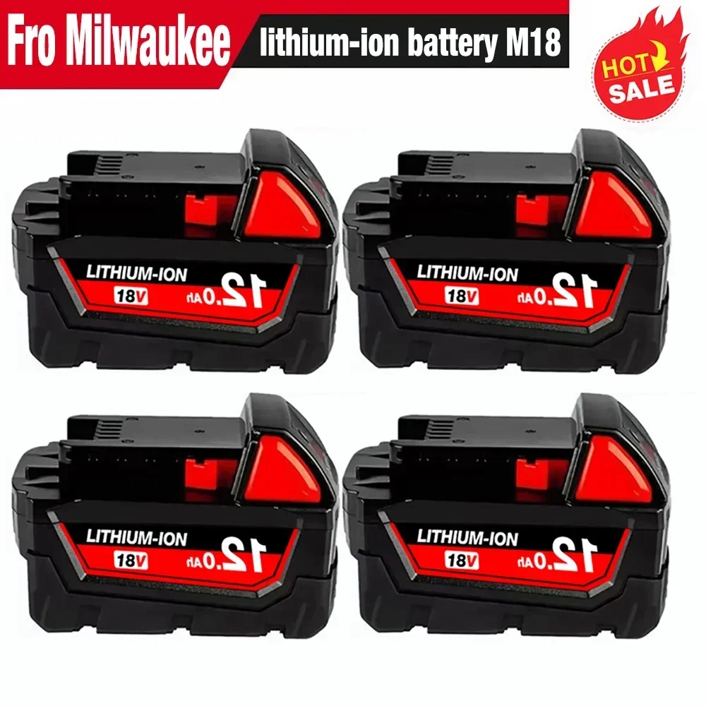 

For Milwaukee 18V Battery /9000mAh/12000mAh Apply To 48-11-1815 48-11-1850 2646-20 2642-21ct Replacement Lithium Battery