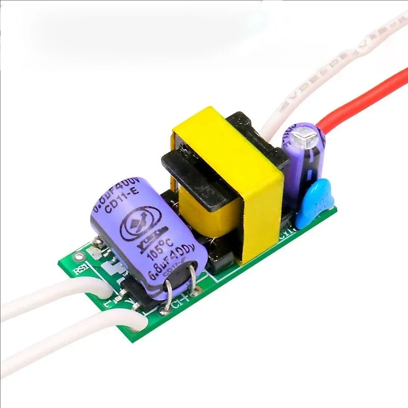 10pcs LED Drivers Set 3W-24W Isolated Constant Current AC-DC Converter Power Units 300mA/250mA Transformer for LED Lighting