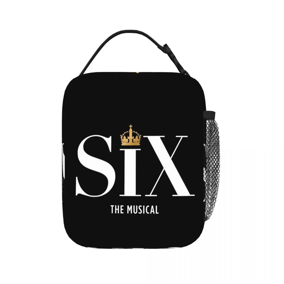 Six The Musical Lunch Bags Insulated Lunch Tote Waterproof Thermal Bag Leakproof Picnic Bags for Woman Work Children School