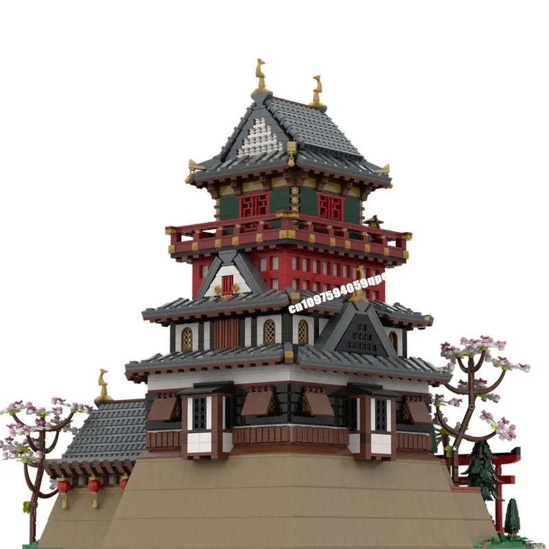 Nieuwe 6618 Stuks Beroemde Ninja Serie Samurai Kasteel Moc Street View Model Custom Puzzel DIY Creatieve Ideeën Kid Speelgoed Verjaardagscadeau