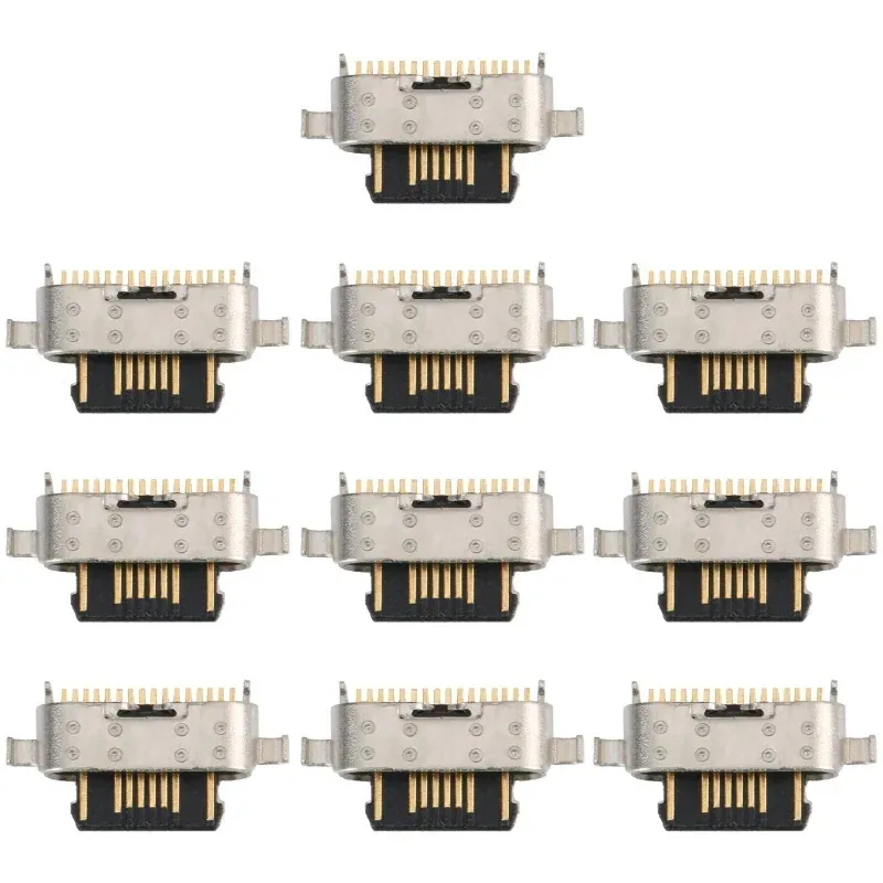 10pcs Charging Port Connector For Motorola One Fusion  Phone Flex Cable Connector Repair Replacement Part