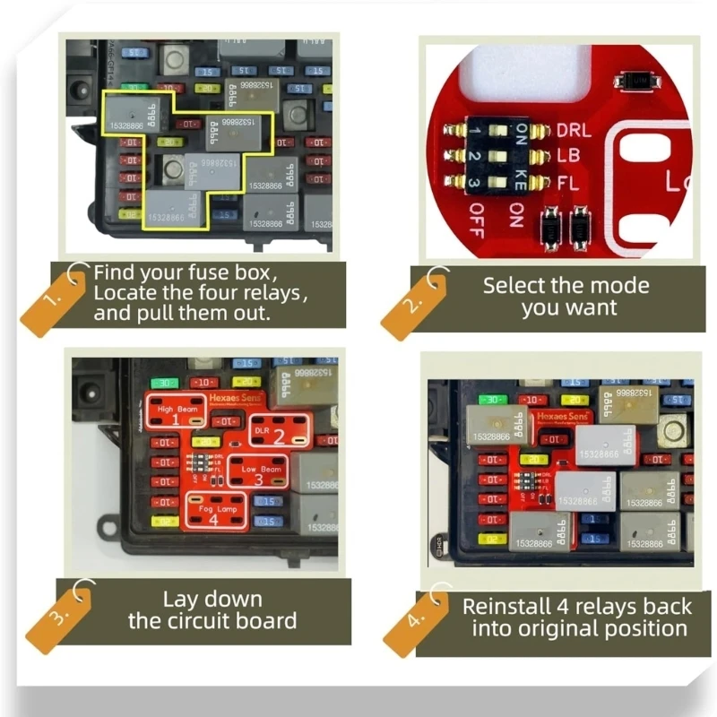 Y4UA Modern Lighting Circuit Board Enhances Truck Appearance For 1500 2500 3500