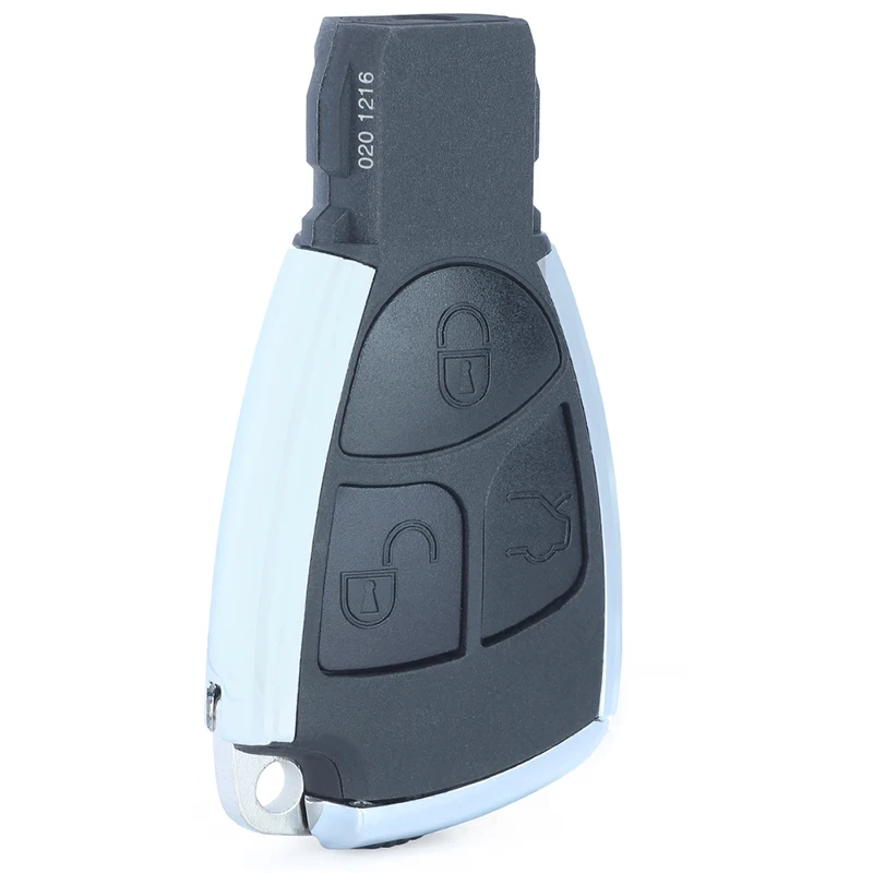 KEYECU 3 przyciski 315 MHz 433 MHz NEC Chip do Mercedes Benz 2000 2001 2002 2003 2004 2005 2006 2007-2014 Auto Smart Remote Key Fob