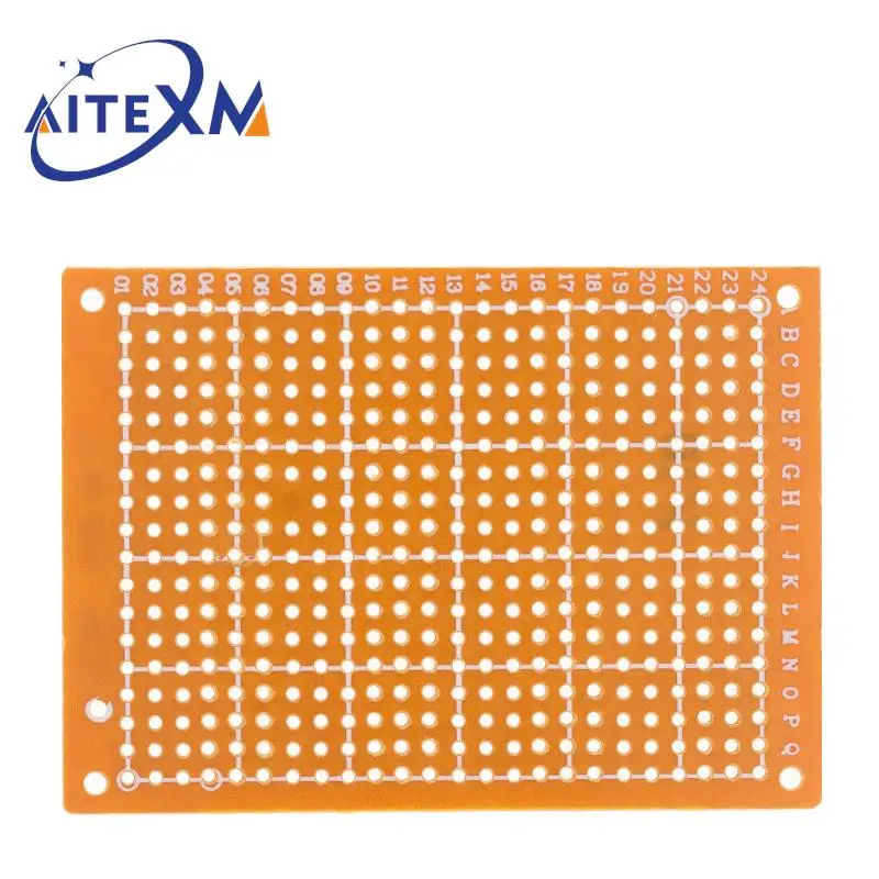10Pcs 5*7 PCB 5x7 PCB 5cm 7cm DIY Prototype Paper PCB Universal Board Yellow Board YANXD