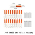 red S and battery