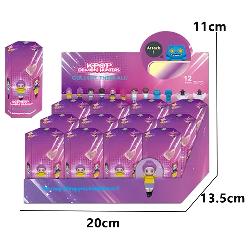 Nueva serie de figuras de cazadores de demonios Kpop, caja ciega Derpys Tiger Rumi Mira Zoey Sussy, Mini estatuilla, decoración para teléfono, modelo regalo de Navidad