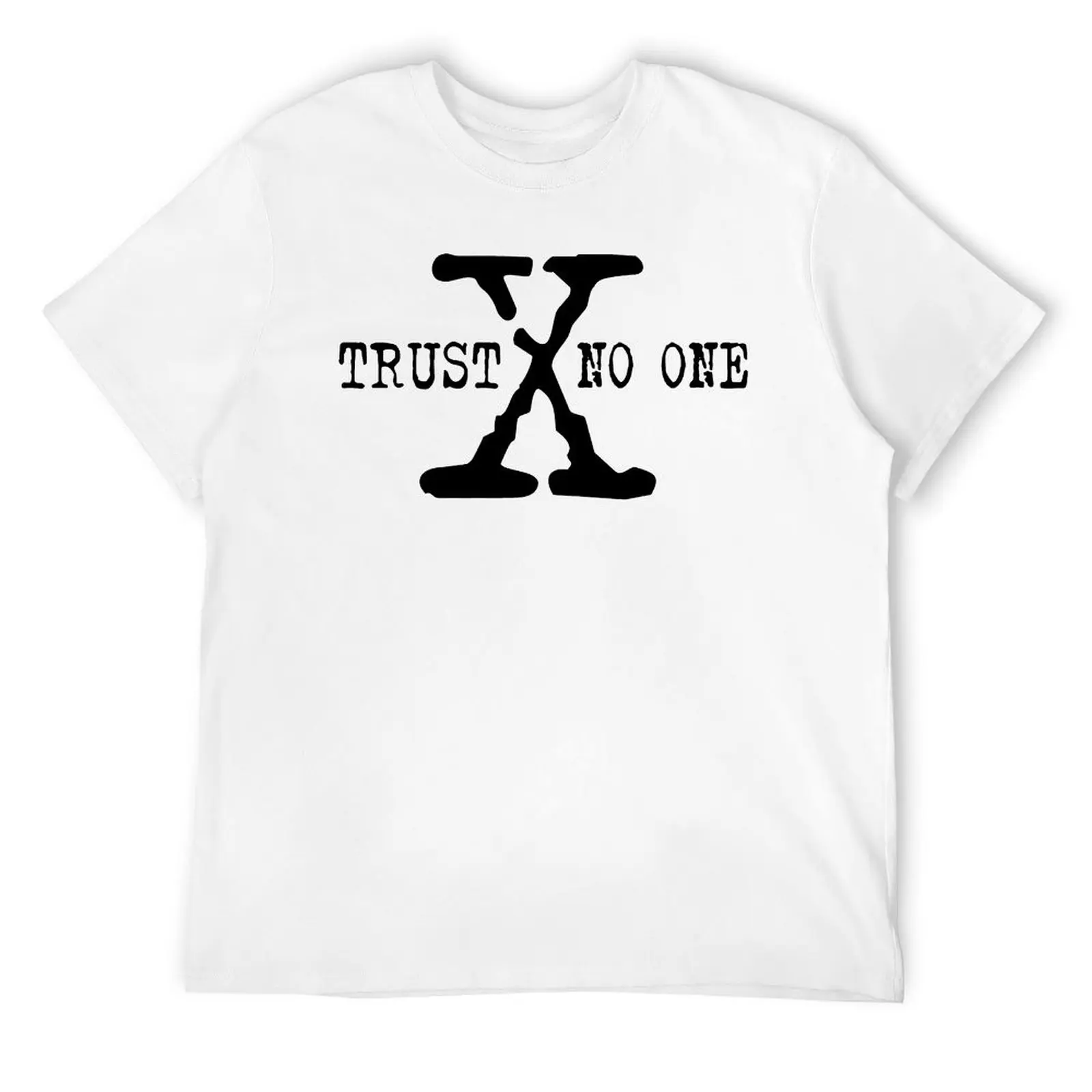 Trust No One Classic for Sale Tshirt Novelty T-shirt Round Neck Campaign  Funny Novelty Home USA Size