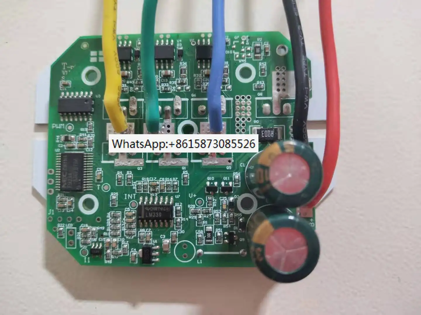 

Water Pump General Control Board, Non-inductive Brushless Motor Drive 48~60V 800W