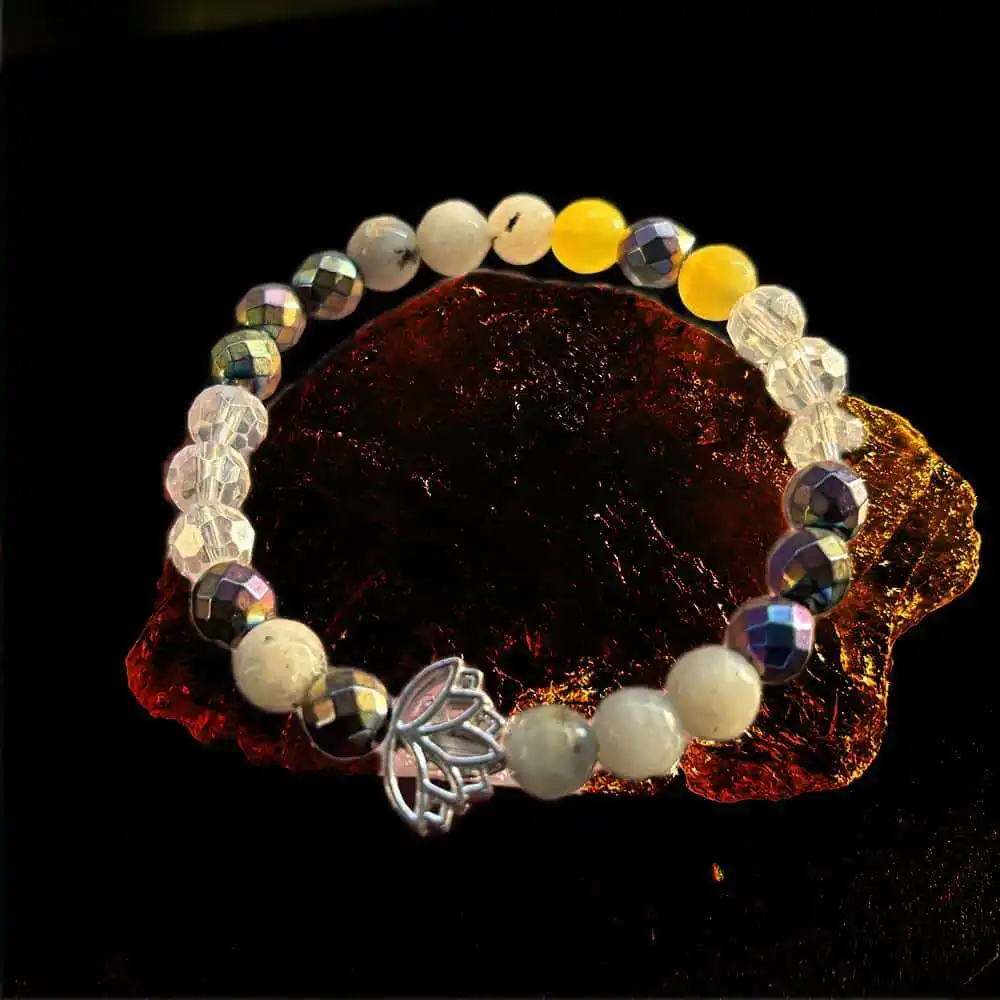 Fashion New Tiger's Eye Stone Colorful Lucky Beaded Bracelet Temperament Men's and Women's Birthday Party High Class Charm