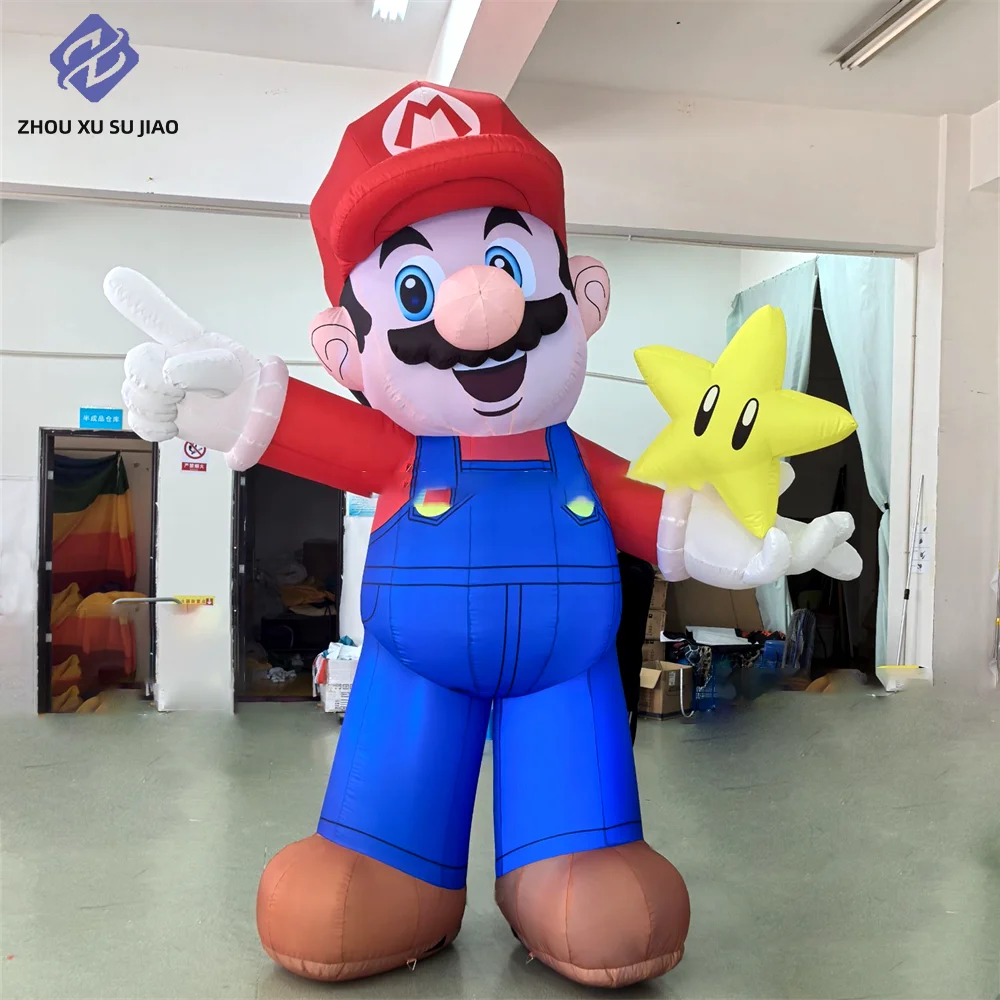

Гигантские надувные S-Super-M-M-Marios, рекламные надувные украшения для использования в помещении и на открытом воздухе для мероприятий, вечеринок, фестивалей, дисплея