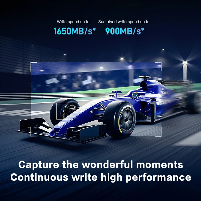 بطاقة Lexar الاحترافية CFexpress من النوع A الأصلية 256 جيجابايت 512 جيجابايت VPG 200 CFe بطاقة تخزين فلاش لكاميرا Sony A7M4/FX30 8k