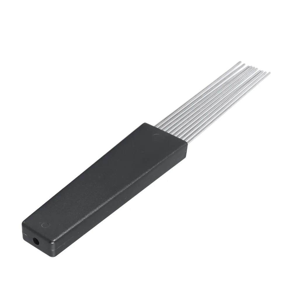2PCS Premium Black Scraper Brush Plastic, Stainless Steel Percussion Accessories Musical Instrument Accessories For Percussion