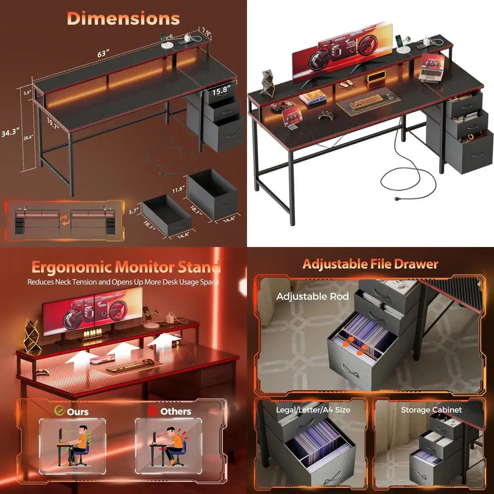 63 Led-Lit Power Ou…