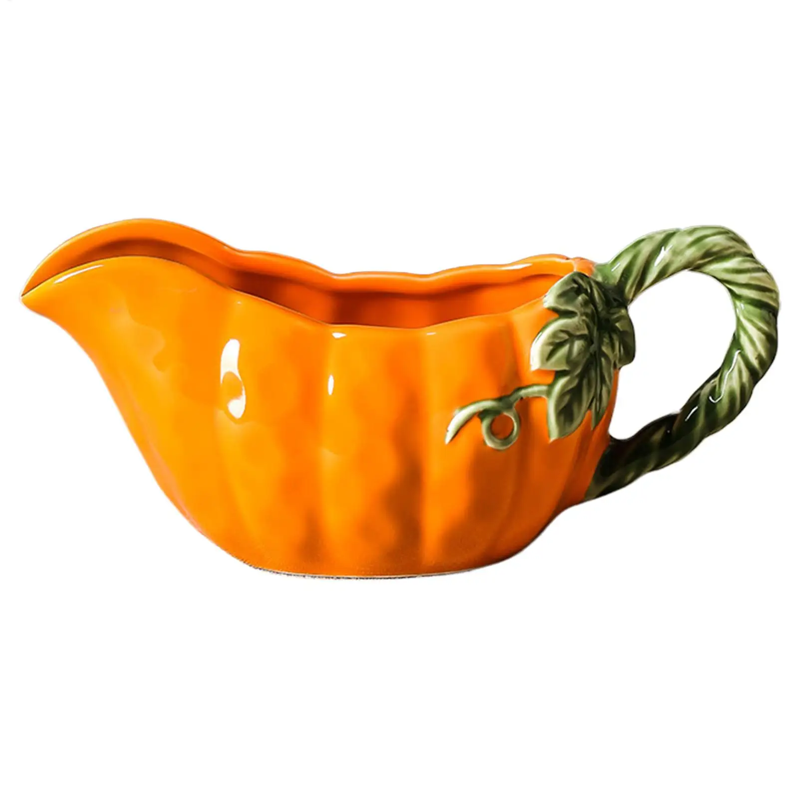 Creative Pumpkin Bowl All Saints' Day Hand-painted Pumpkin Plate Household Salad Bowl Porcelain Plate Sauce Dish