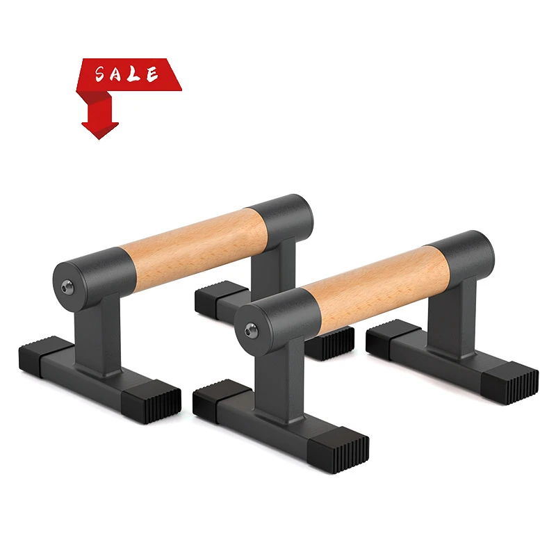 NEW Size Factory hot selling Wooden Push Up Bar Parallel Bars Practice Chest Muscles Home Fitness Equipment