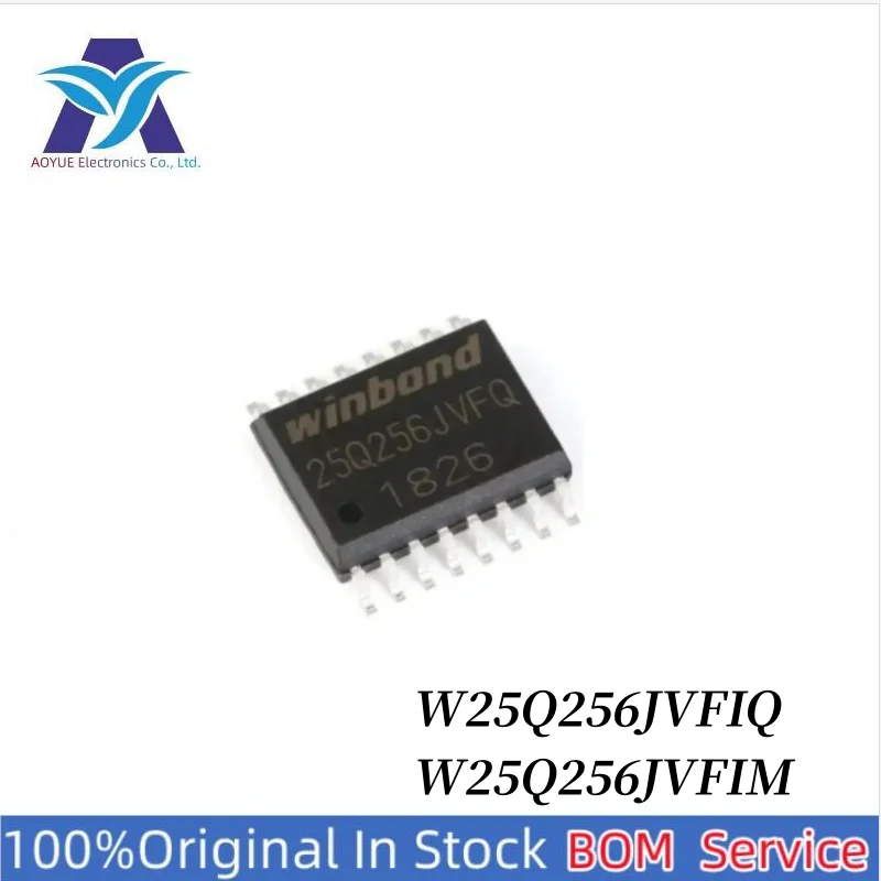 5pcs/lot W25Q256JVFIQ 25Q256JVFQ W25Q256JVFIM 25Q256JVFM SOIC-16-300mil 3V 256M-BITSERIAL FLASH MEMORY WITHDUAL/QUAD SPI