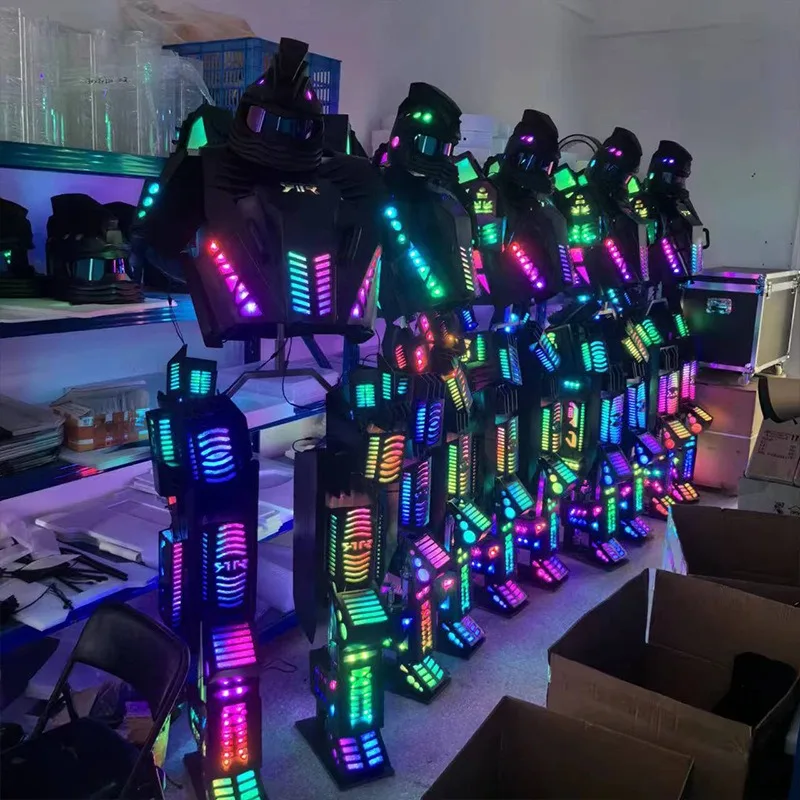 LED remote control color-changing phantom light performance clothing, stilt clothing, robot armor, machine armor clothing