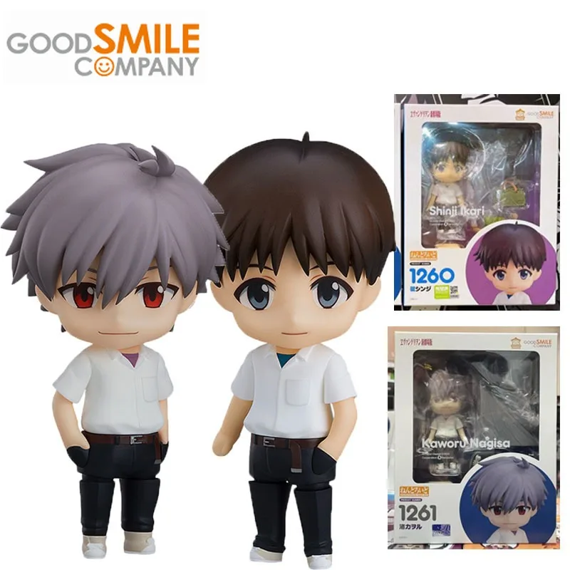 

GSC Good Smile Original Nendoroid EVA Nagisa Kaworu 1261 Ikari Shinji 1260 Action Figure Toys for Boys Girls Kids Birthday Gifts