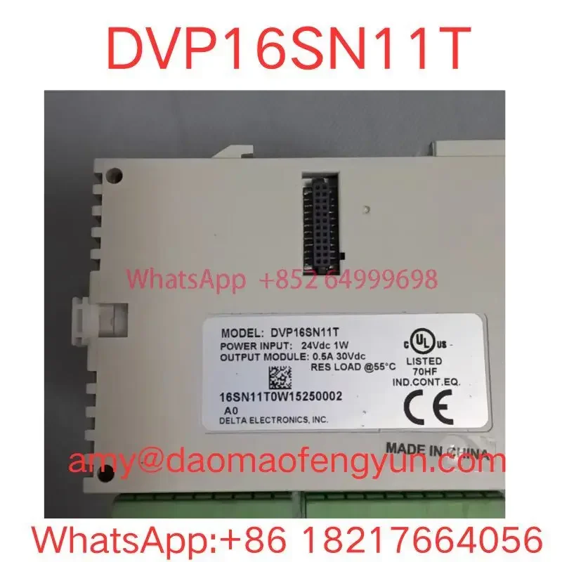 

Б/у модуль DVP16SN11T в хорошем рабочем состоянии, быстрая доставка DVP16SN