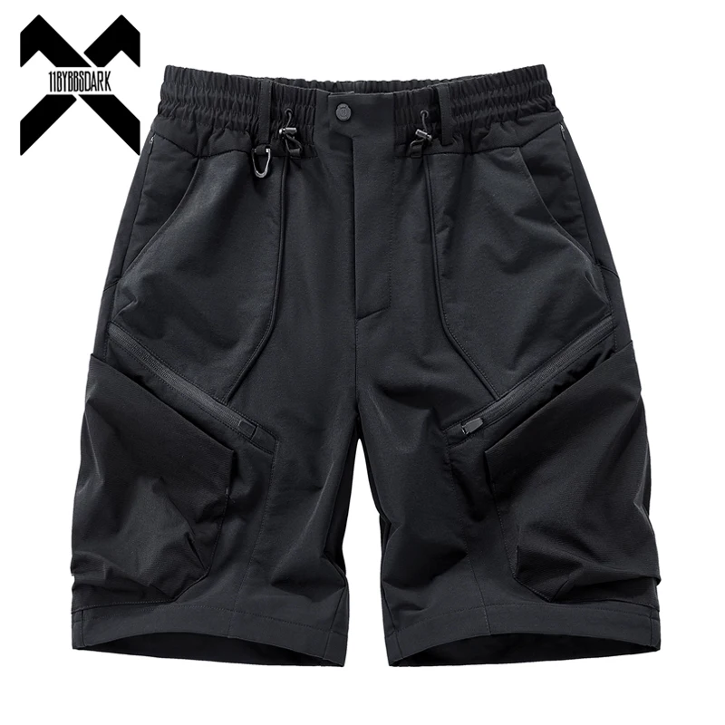 Men‘s Tactical Shorts 2026 Summer Functional Multi Pockets Shorts Techwear Hip Hop Streetwear Knee Length Cargo Pants