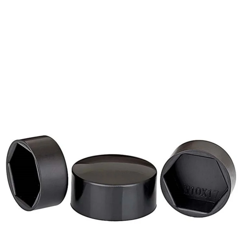 Hexagon Socket Nut Protective Cap Flat Head PE Plastic Protective Cap Hexagonal Screw Protective Cover M4 M5 M6 M8 M10 M12~M30