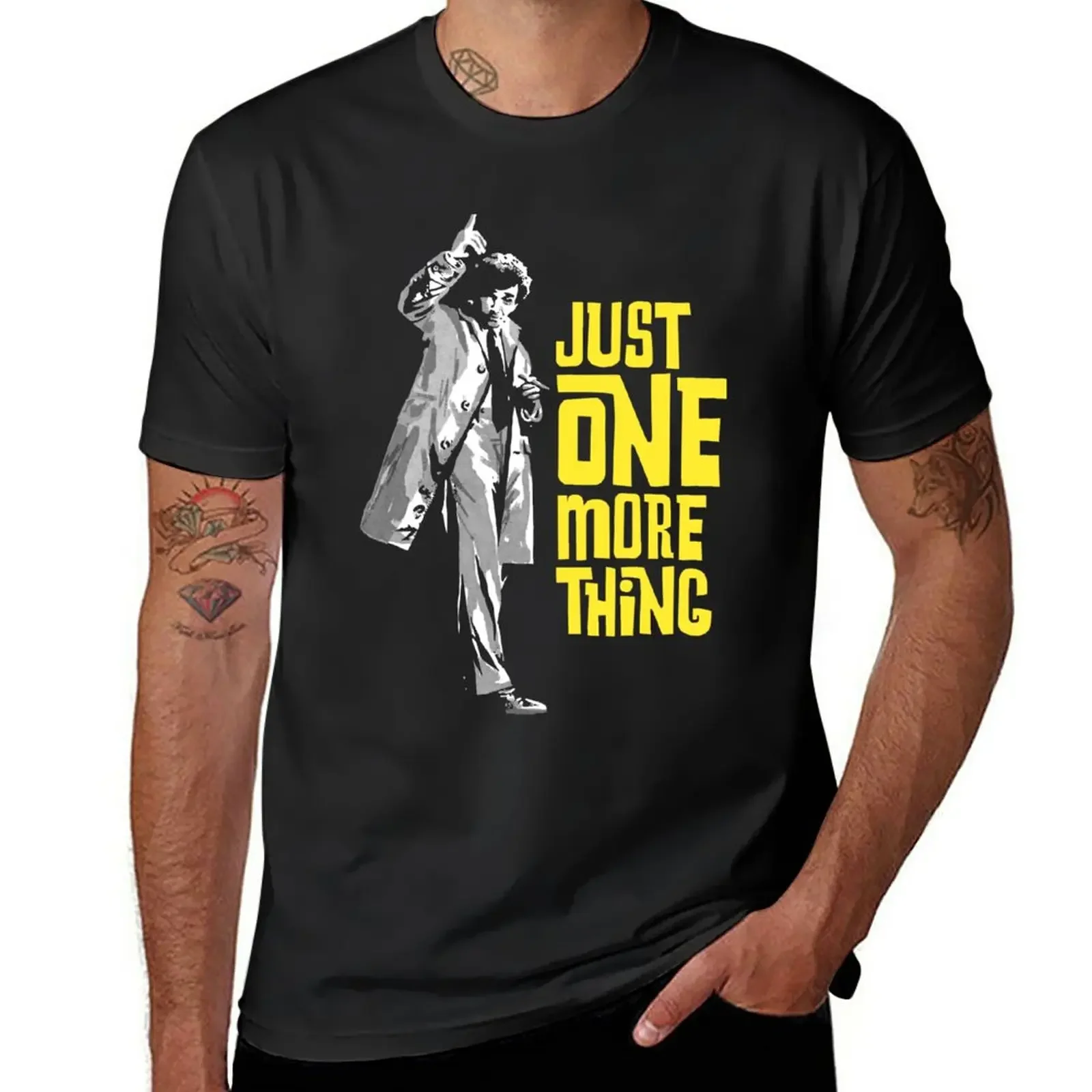 Columbo - Just One More Thing T-Shirt black t shirts animal print shirt for boys workout shirts for men