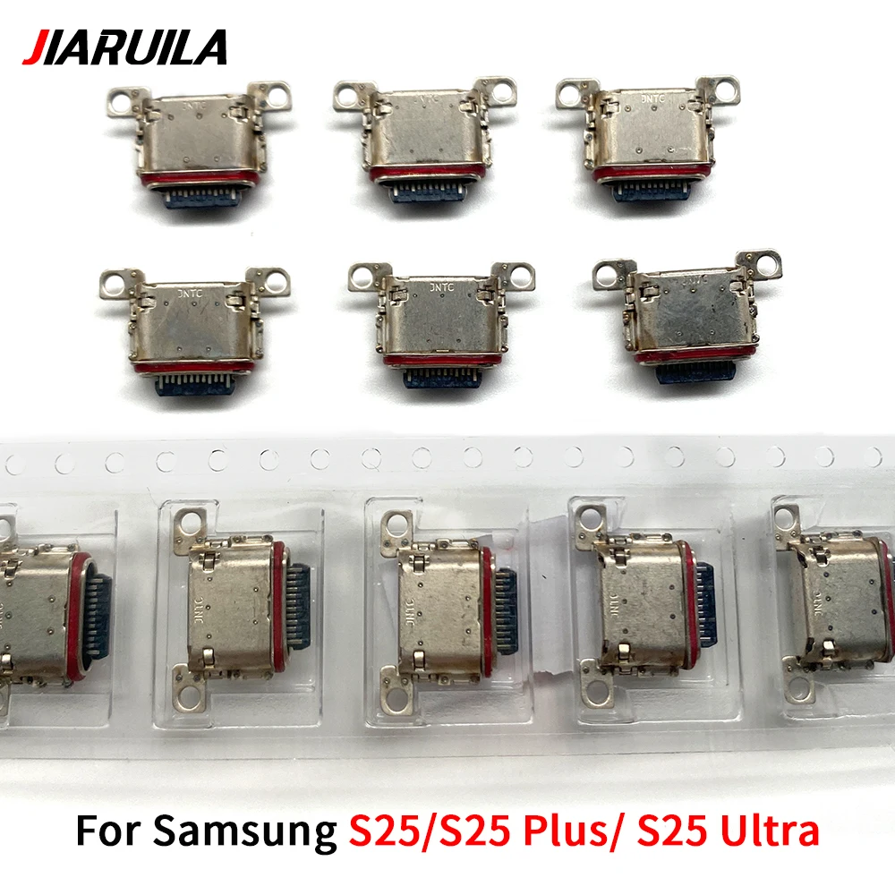 

10Pcs/Lot Micro USB Dock Jack Charging Connector For Samsung S25 / S25 Plus / S25 Ultra Charger Port Socket Plug