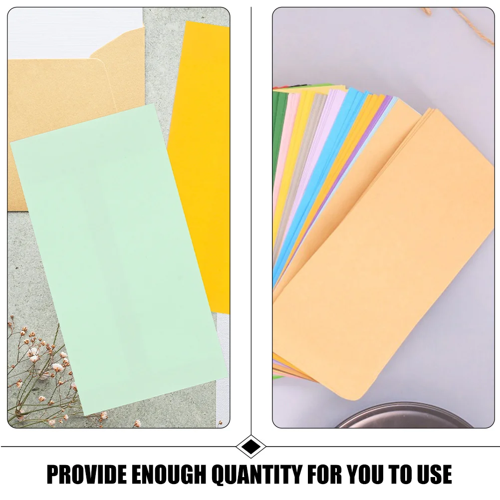 

50Pcs Cash Envelopes for Money Saving Budget Organizer Small Pouch Storage Envelope for Coins Tips Checks Blank