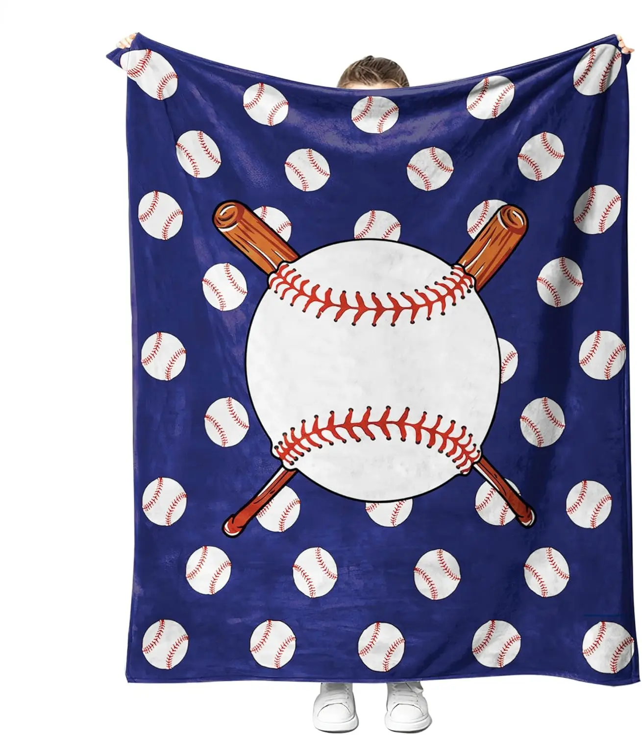 Soft Blankets Adults Kids, Baseball Boys Men Team Coach Gifts Christmas Thanksgiving, Cozy Fleece Blanket For Couch Bed Sofa