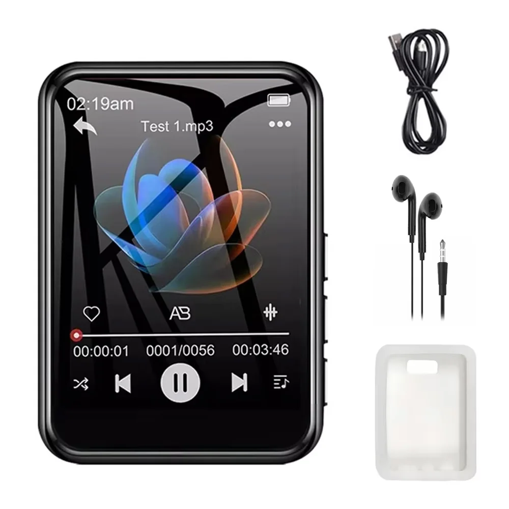 128G MP3-speler Bluetooth 5.4 HiFi MP3-muziekspeler Ingebouwde luidspreker 2,4 inch touchscreen MP4-speler met e-book/video-opname - afbeelding 1