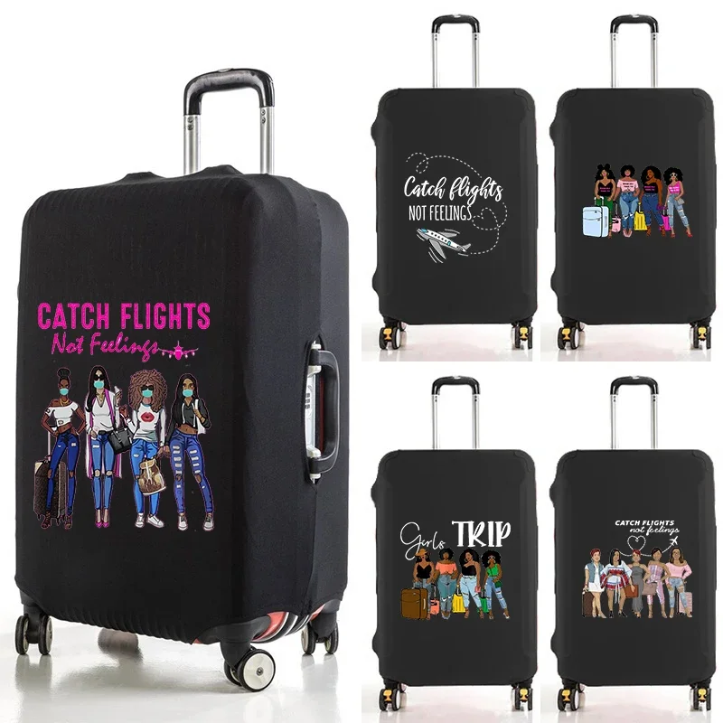 For 18-32 Ince Luggage Cover Catch Flights Not Feelings Thicker Protective Cover Elastic Dust Cover Travel Accessories