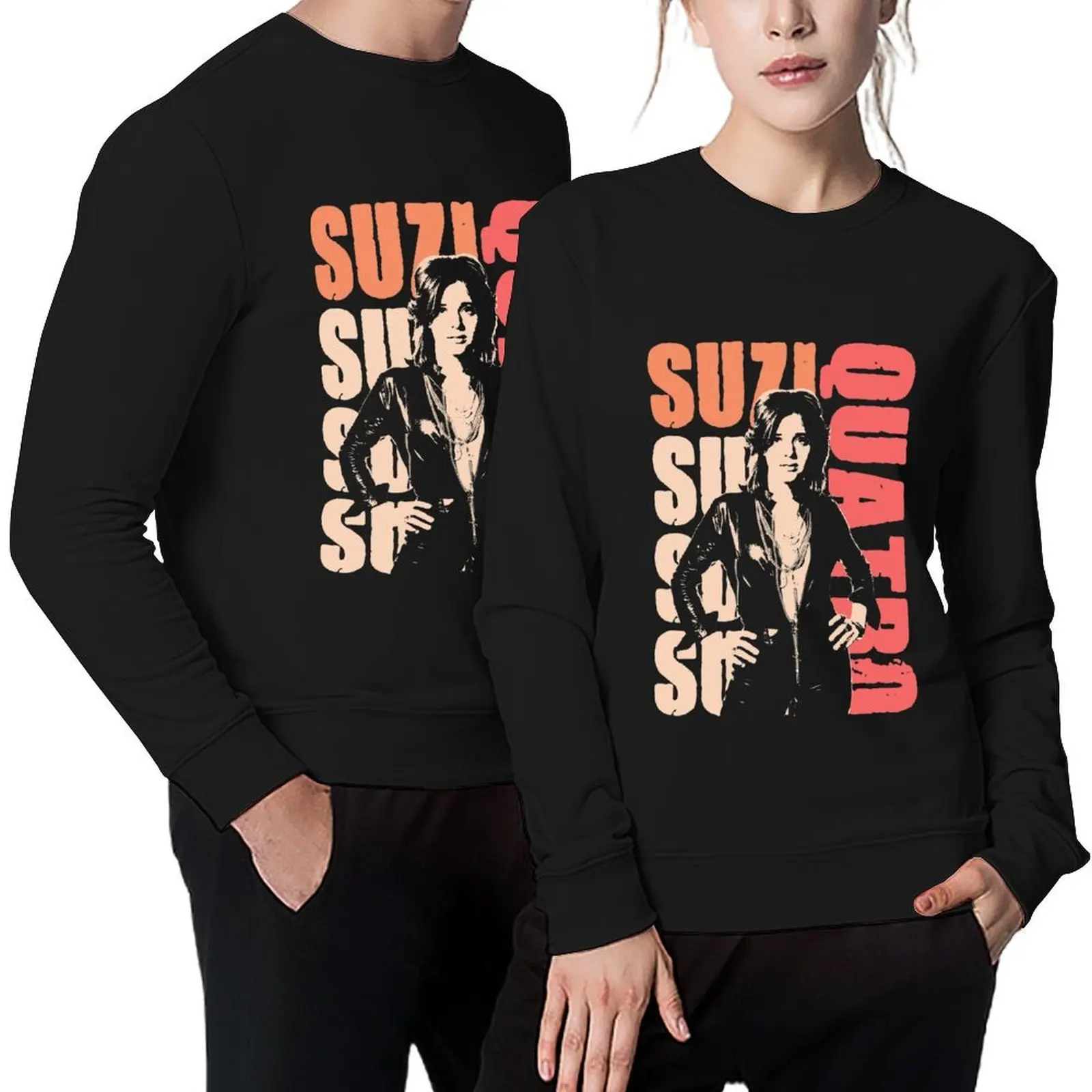 

Suzi Quatro Pullover korean style clothes winter clothes men's sweat-shirt fashion men sweatshirt