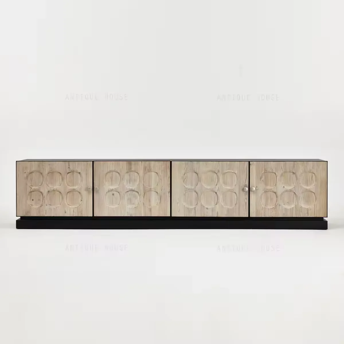 

!@Nordic Vintage Sideboard TV Stand Minimalist Wooden Unit Cabinet for Living Room Bedroom Hotel & Hall