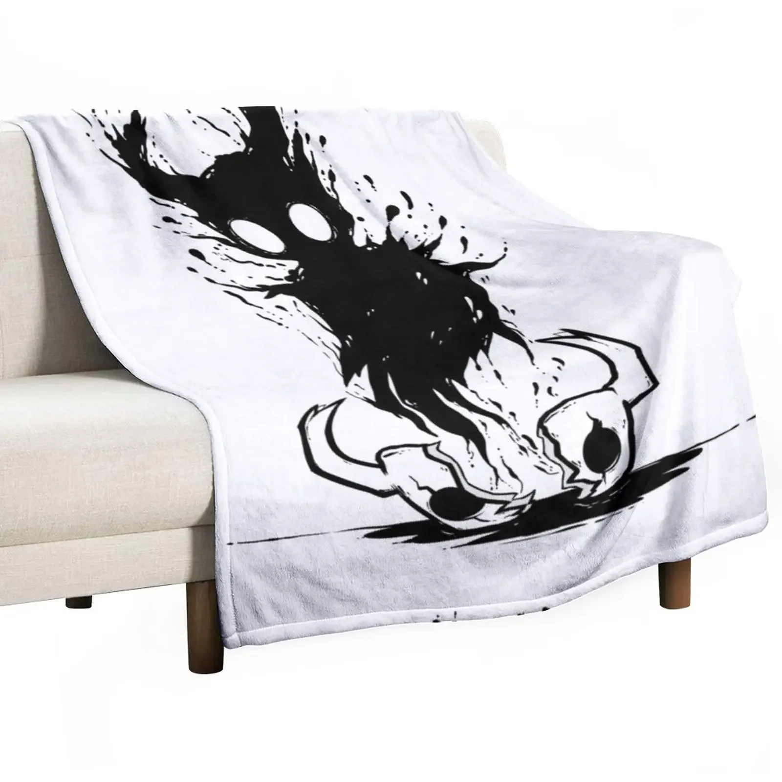 

Hollow Void [Hollow Knight] Throw Blanket Soft Plaid Shaggy Blanket Flannel Blanket