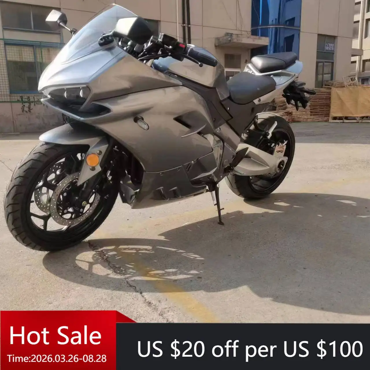 

Tc TcFSMOTO Electric Motorcycle Adult 8000W-15000W Brushless Motor Racing Ducati Panigale Swing Arm Lithium Ion Battery 72V 120-