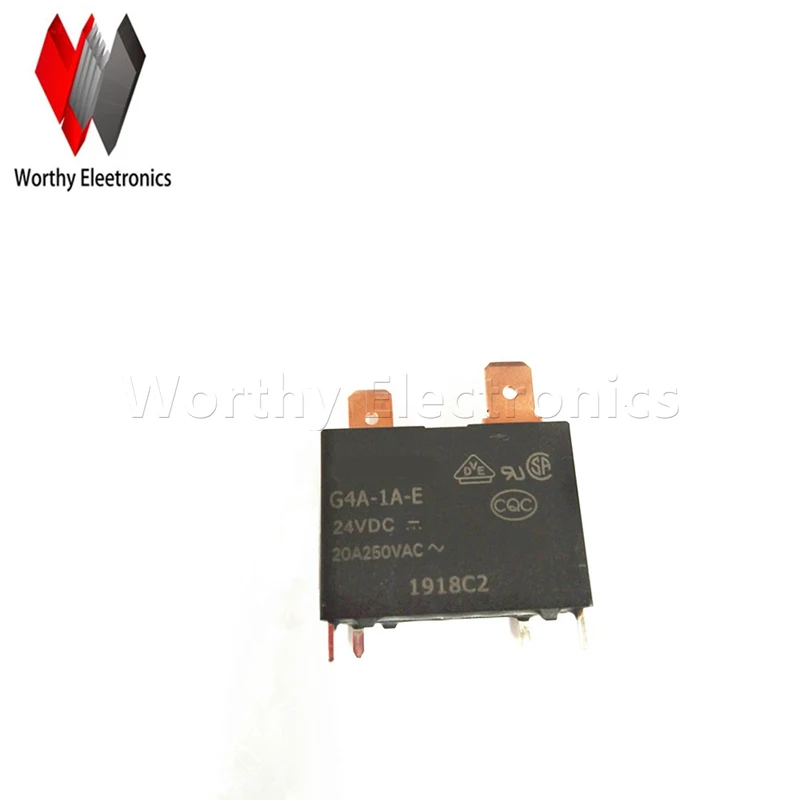 Free Shipping Wholesale 10pcs/lot Relay G4A-1A-E-24V 20A with Plug