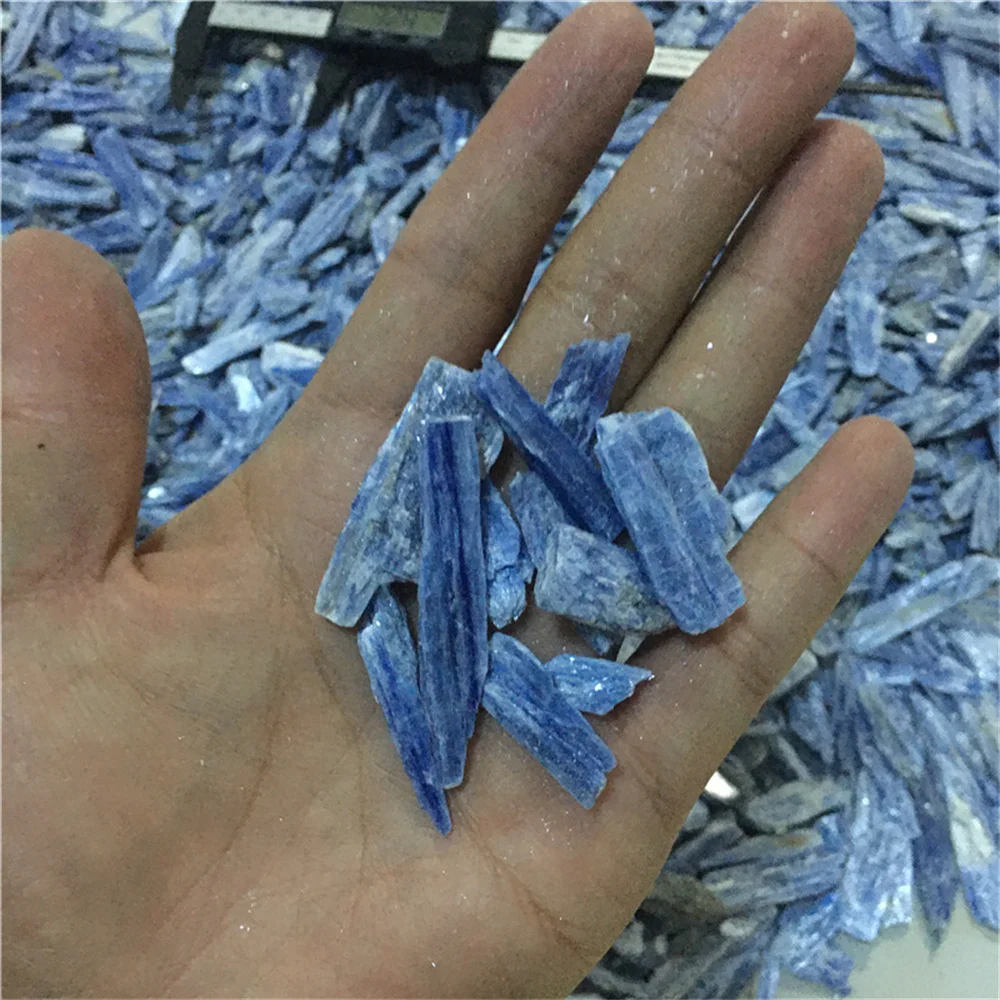 Natural Kyanite Strip Blue Color Quartz Stick Raw Minerals Specimen Reiki Healing Crystals DIY Home Decor Random Shape