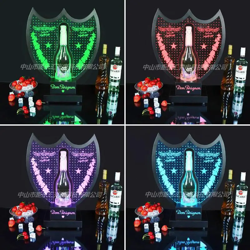 

Светящееся сиденье для вина, бар KTV, лопата сиденья, зарубежная настольная витрина XO, светодиодный держатель для шампанского
