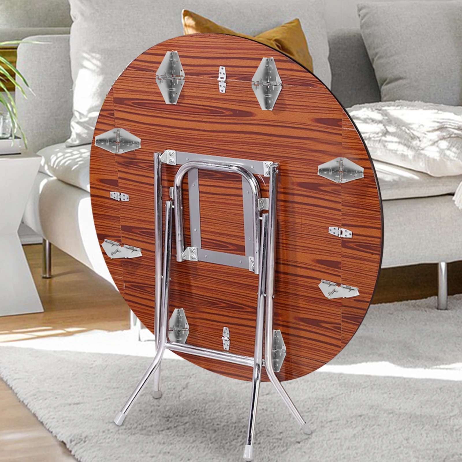 

Stainless Steel Folding Table Hinge Heavy Duty 180 Degree Butterfly Spring Silver Metal Cabinet Furniture Hardware