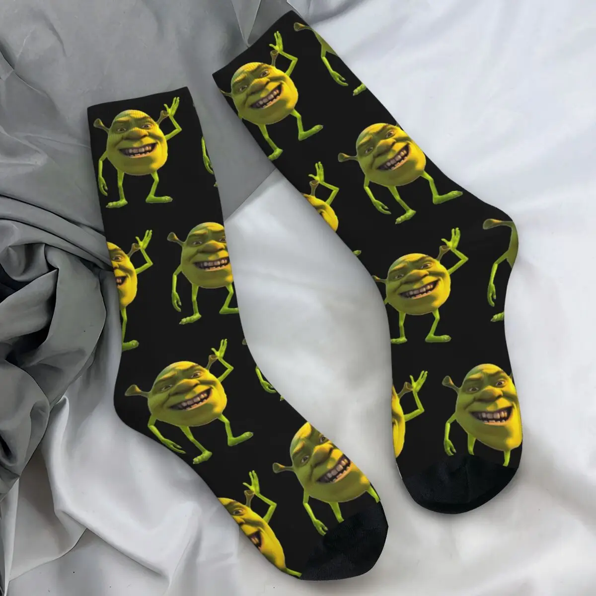 Skarpety Shrek Vintage Pończochy Wiosenne antypoślizgowe skarpetki męskie unisex Wysokiej jakości niestandardowe skarpetki wspinaczkowe