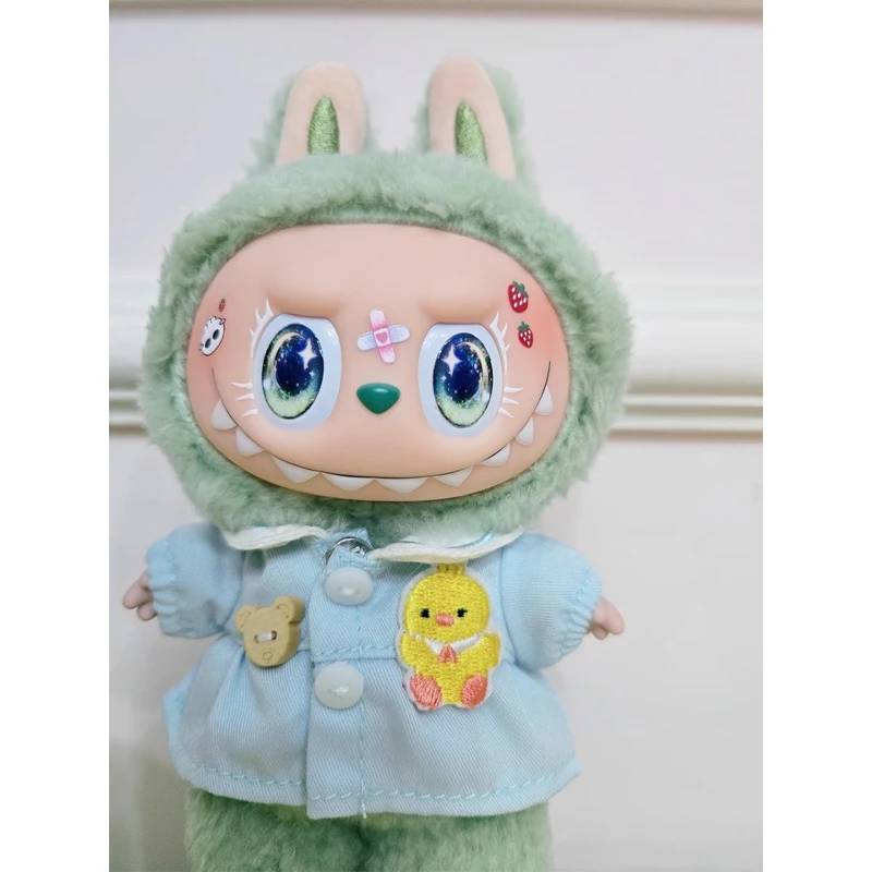 Labubu V1v2v3 konfigurowalne naklejki na oczy 17/38cm winylowe rzęsy Diy akcesoria do makijażu dla lalek wykwintna zabawka prezent dla entuzjastów lalek