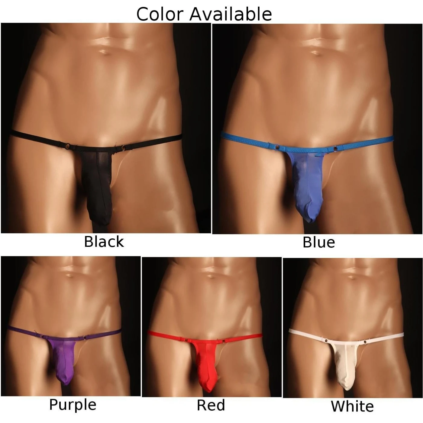 Men Ice Silk Underwear Sexy Briefs Low Waist Pouch Panties Smooth Thong Lingerie Mens G String Cover Peni Porn T Back Underpant