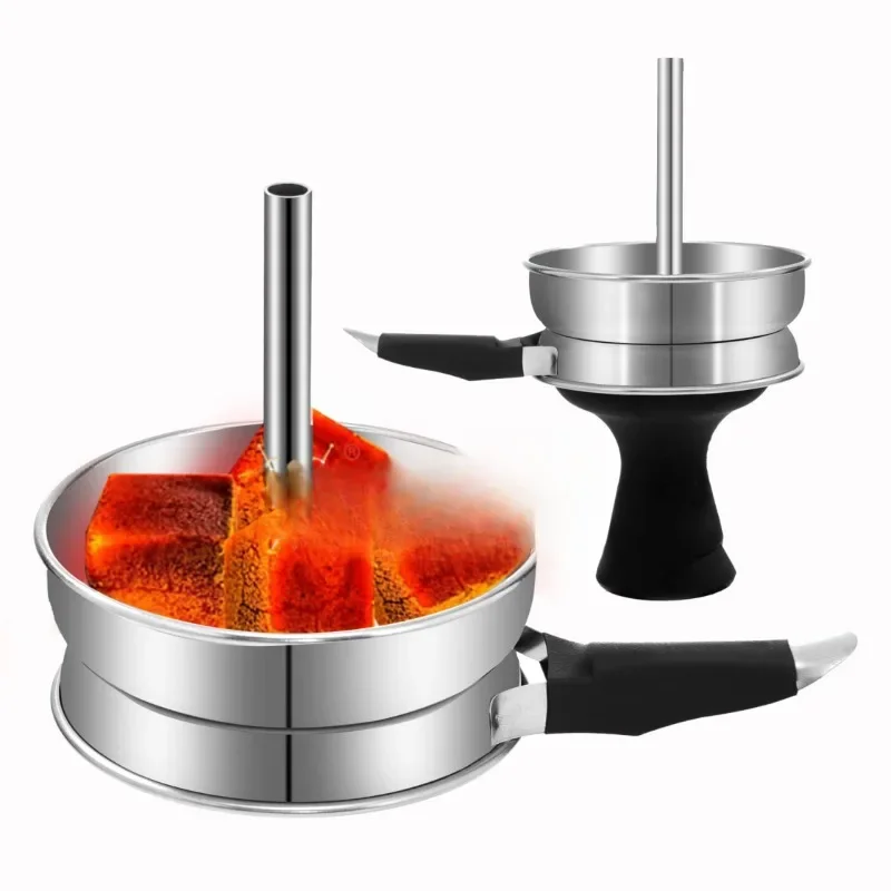 Tinfoil-free Carbon Separator.Silicone Cigarette Bowl, Water Cigarette Accessories, Ceramic Pot Material Bowl