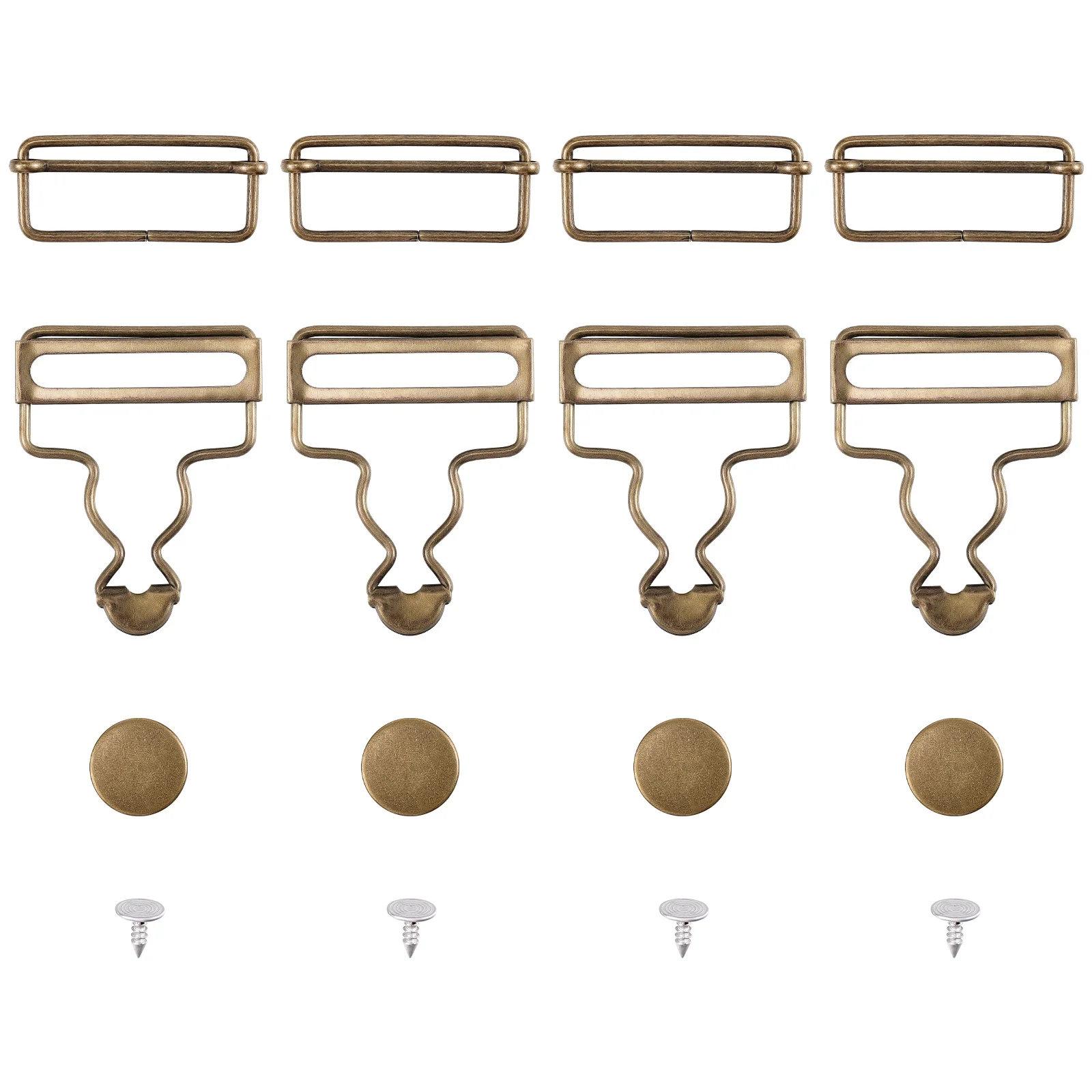 

Cargo Pants Metal Gourd Buckle Overall Buckles Replacement Slider DIY Backpack Accessories Fasteners Child